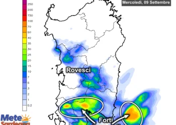 Piogge2 350x250 - Sardegna nell'orbita di un nuovo peggioramento?