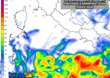 Precipitazioni 350x250 - Maltempo temporalesco all'assalto della Sardegna