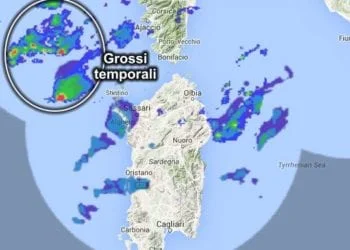 Radar5 350x250 - Temporali live: colpita la Sardegna di nordovest