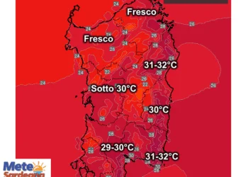 Temperature massime3 350x250 - Perturbazione scandinava sempre più minacciosa...