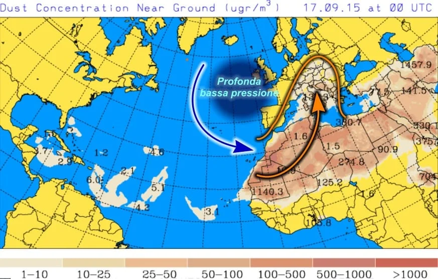 Imminente arrivo della nube di polveri sahariane Untitled 118 - Imminente arrivo della nube di polveri sahariane