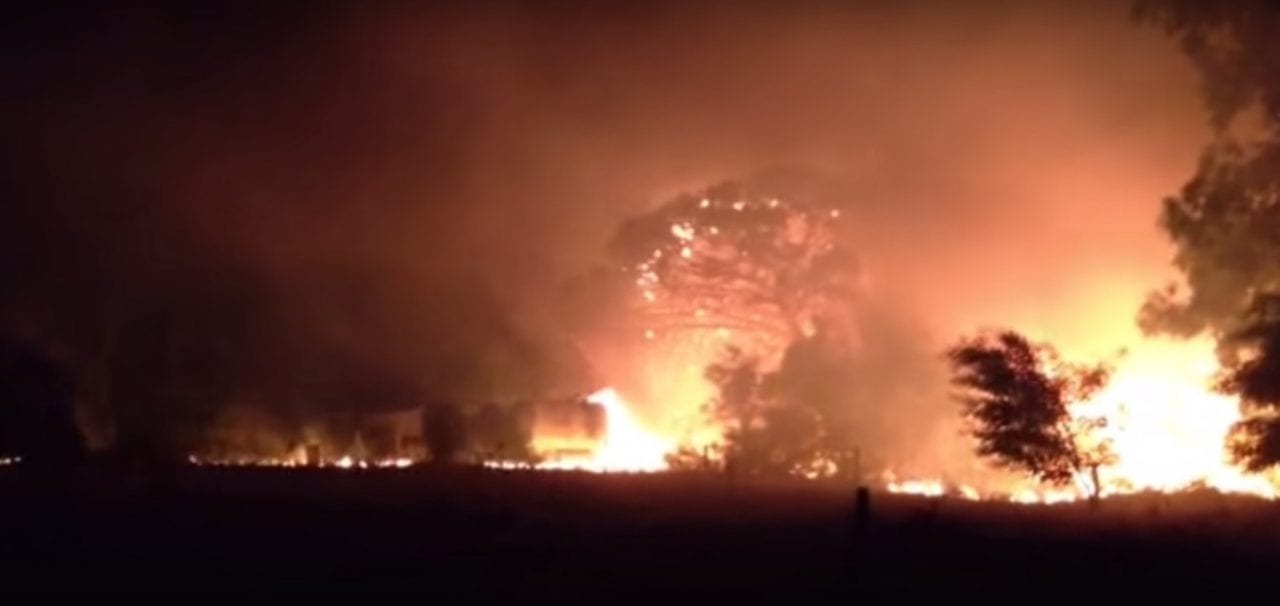 Untitled 127 - Maestrale e inferno di fuoco alla pineta Mugoni