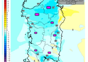 Variazioni termiche2 350x250 - Martedì ulteriore calo delle temperature