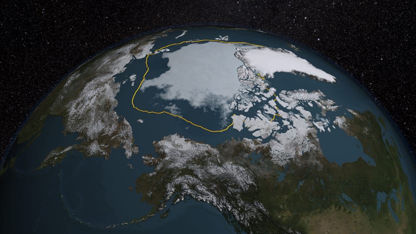 estensione artico - Il minimo annuale dell'Artico è stato raggiunto l'11 settembre