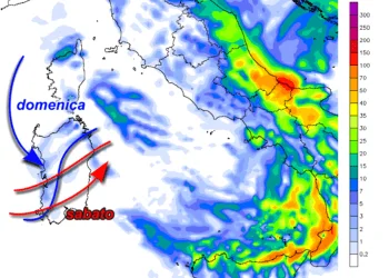 pcp24h 601 350x250 - Curiosa ed isolata bassa pressione sul Canale di Sardegna
