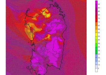 rh2m 24 350x250 - Sardegna trampolino di lancio per nubifragi al nord