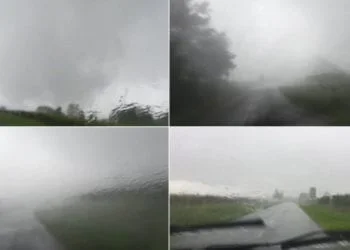 tornado 350x250 - Nel bel mezzo del tornado! E' accaduto a una coppia francese