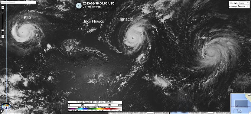 uragani - Pacifico battuto da 3 uragani di categoria 4: è evento eccezionale