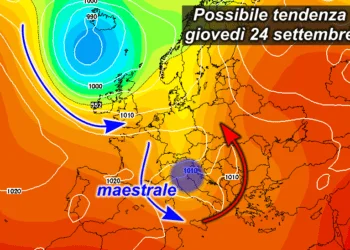 z500 96 1 350x250 - Svolta autunnale: quanto caleranno le temperature?