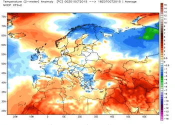 Anomalie termiche1 350x250 - Ecco quanto ha fatto caldo nelle prime 2 settimane di Luglio