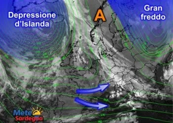 Meteosat1 350x250 - Cambiamento meteo: ecco la perturbazione che avanza