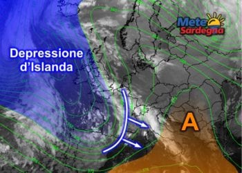 Meteosat10 350x250 - Grosso Vortice Ciclonico si estende sin sulla Sardegna