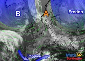 Meteosat2 350x250 - Cambiamento meteo: ecco la perturbazione che avanza
