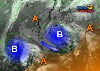 Meteosat5 350x250 - Grosso Vortice Ciclonico si estende sin sulla Sardegna
