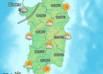 Oggi8 350x250 - Buongiorno Sardegna! L'Anticiclone regala bel tempo