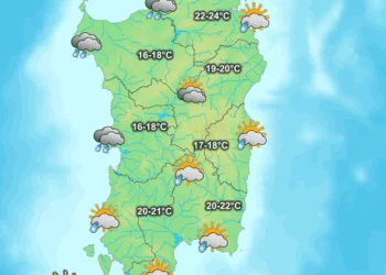 Oggi9 350x250 - Buongiorno Sardegna! L'Anticiclone regala bel tempo