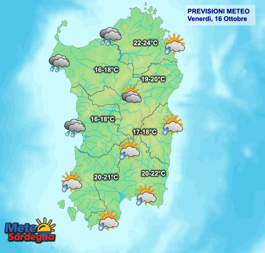 Oggi9 - Meteo variabile d'autunno: non mancheranno piogge sparse