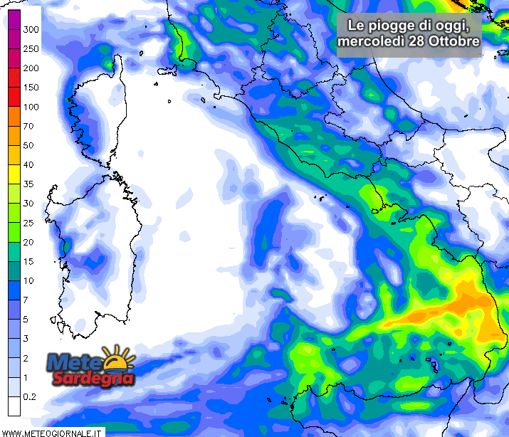 Piogge15 - In giornata nuovo peggioramento meteo