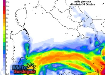 Piogge18 350x250 - In arrivo piogge su settori orientali