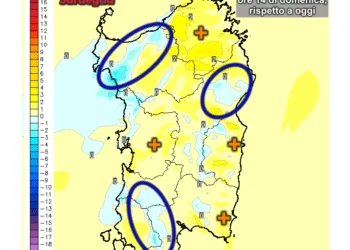 Temperature6 350x250 - Lunedì 31agosto la giornata con più caldo