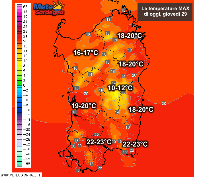 Temperature9 - Maestrale e temperature in diminuzione