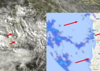 Untitled 38 350x250 - Ammasso nuvoloso si muove verso la Sardegna
