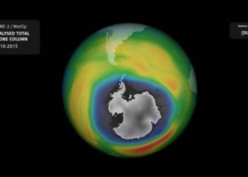 ozonloch1 350x250 - Il buco dell'ozono riprende ad allargarsi