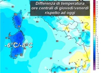 tdifinit 48 350x250 - Confermato il forte calo delle temperature di giovedì e venerdì ma...
