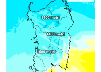 Altezza zero termico 350x250 - Previsione neve per stasera: quote e accumuli