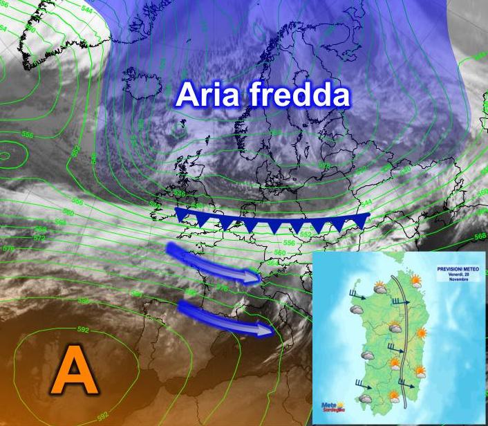 Meteosat14 - Il freddo dilaga verso sud