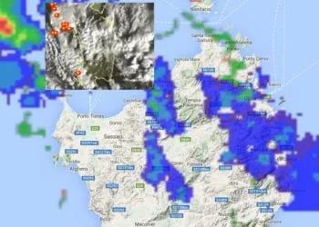 Meteosat19 350x250 - Temporali ad ovest, piogge in Gallura e Baronia