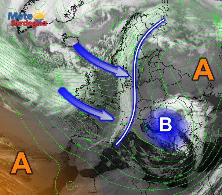 Meteosat21 - Ecco da dove arriva la perturbazione di oggi