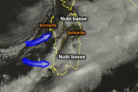 Fonte immagine EumetSat 2015, rielaborazione grafica a cura della Redazione del Meteo Giornale.