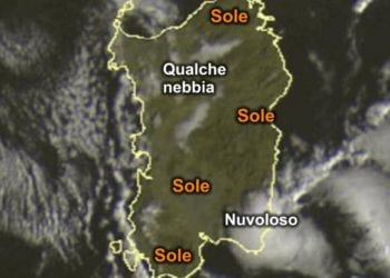 Sat 350x250 - Grosso Vortice Ciclonico si estende sin sulla Sardegna