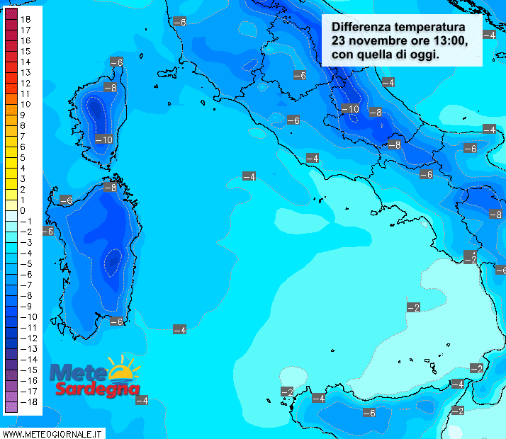 Temperature6 - "Shock termico": domenica anche 10°C in meno!