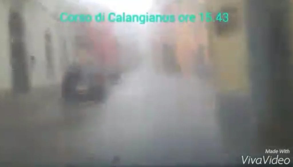 Untitled 17 1024x586 - Nubifragio e grandine a Calangianus - VIDEO