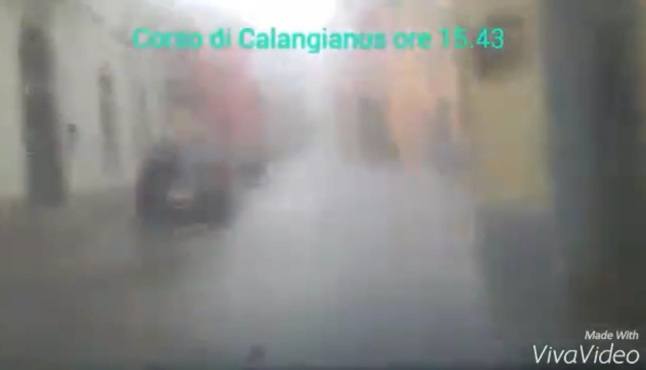 Untitled 17 - Nubifragio e grandine a Calangianus - VIDEO