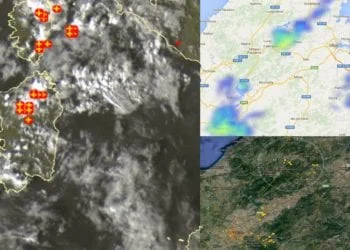 Untitled 6 350x250 - Fronte freddo più vicino: si formano i primi temporali