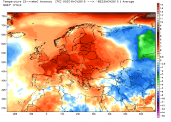 anomalie termiche1 1 350x250 - Ci risiamo: prima settimana di novembre col caldo!