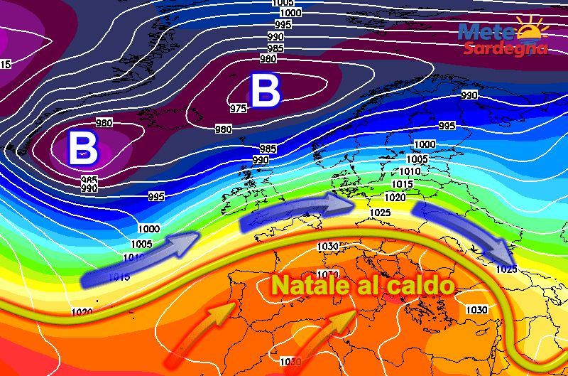 Long10 - Natale caldo e soleggiato? Molto probabile