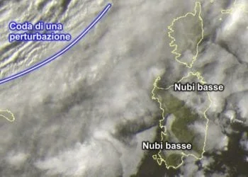 Meteosat1 350x250 - Temporali ad ovest, piogge in Gallura e Baronia