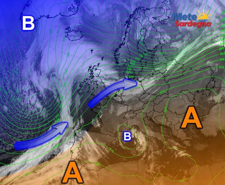 Meteosat4 - Ecco il Vortice che sta causando i temporali