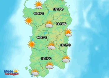 Oggi10 350x250 - Nubi da ovest porteranno piovaschi. Clima mite