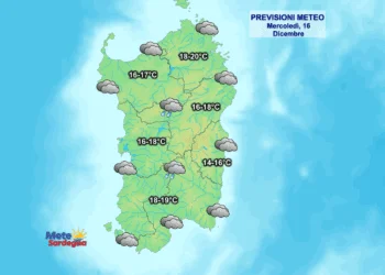 Oggi12 350x250 - Nubi da ovest porteranno piovaschi. Clima mite