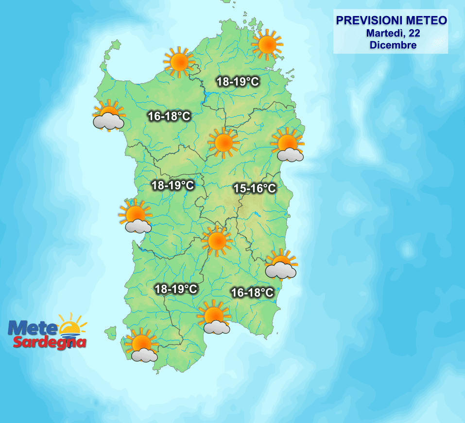 Oggi17 - Il meteo di oggi in Sardegna? Secondo voi?