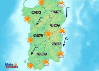Oggi7 350x250 - Nubi da ovest porteranno piovaschi. Clima mite
