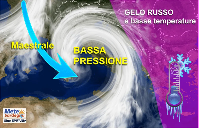 epifania meteo sardegna focus - Sardegna e la siccità infinita. Piogge in arrivo. Episodio di neve sul Gennargentu