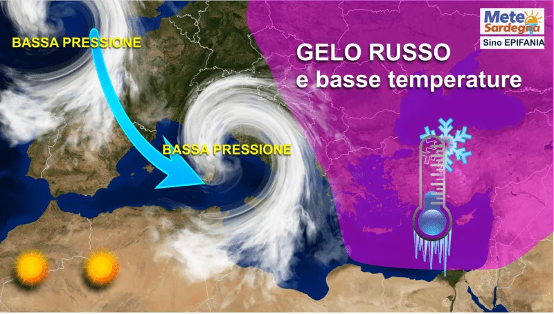 epifania meteo sardegna - Sardegna e la siccità infinita. Piogge in arrivo. Episodio di neve sul Gennargentu
