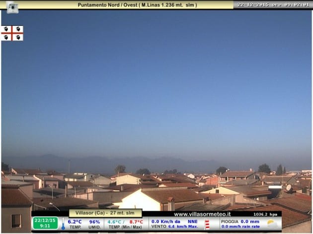 get webcam2 - Risveglio in Sardegna freddo, no mite... che differenze!