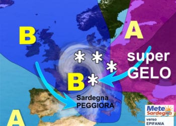 sardegna verso epifania 350x250 - Arriva il freddo: confermato tracollo temperature